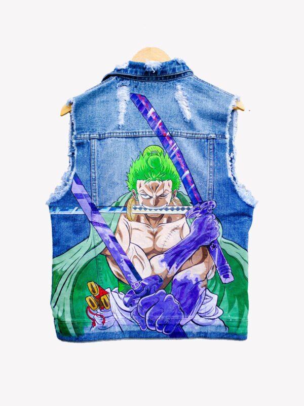 ONE PIECE- RORONOA ZORO (SLEEVELESS BLUE)